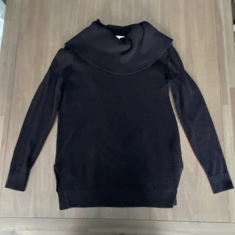 Michael Kors Black Cowl Neck Sweater Size small